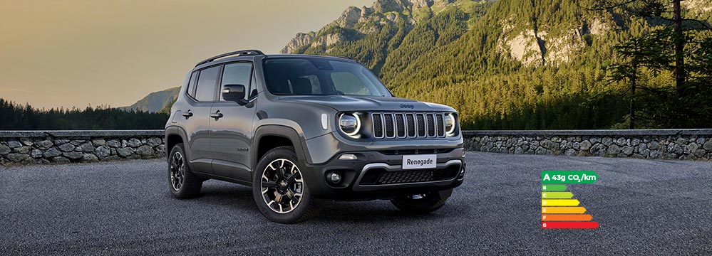 Jeep® Renegade 4xe Hybride rechargeable, Offre LLD