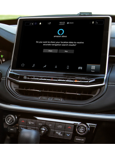 Services Uconnect™ avec intégration d'Amazon Alexa